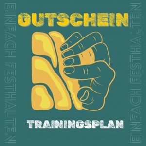 Gutschein Trainingsplan